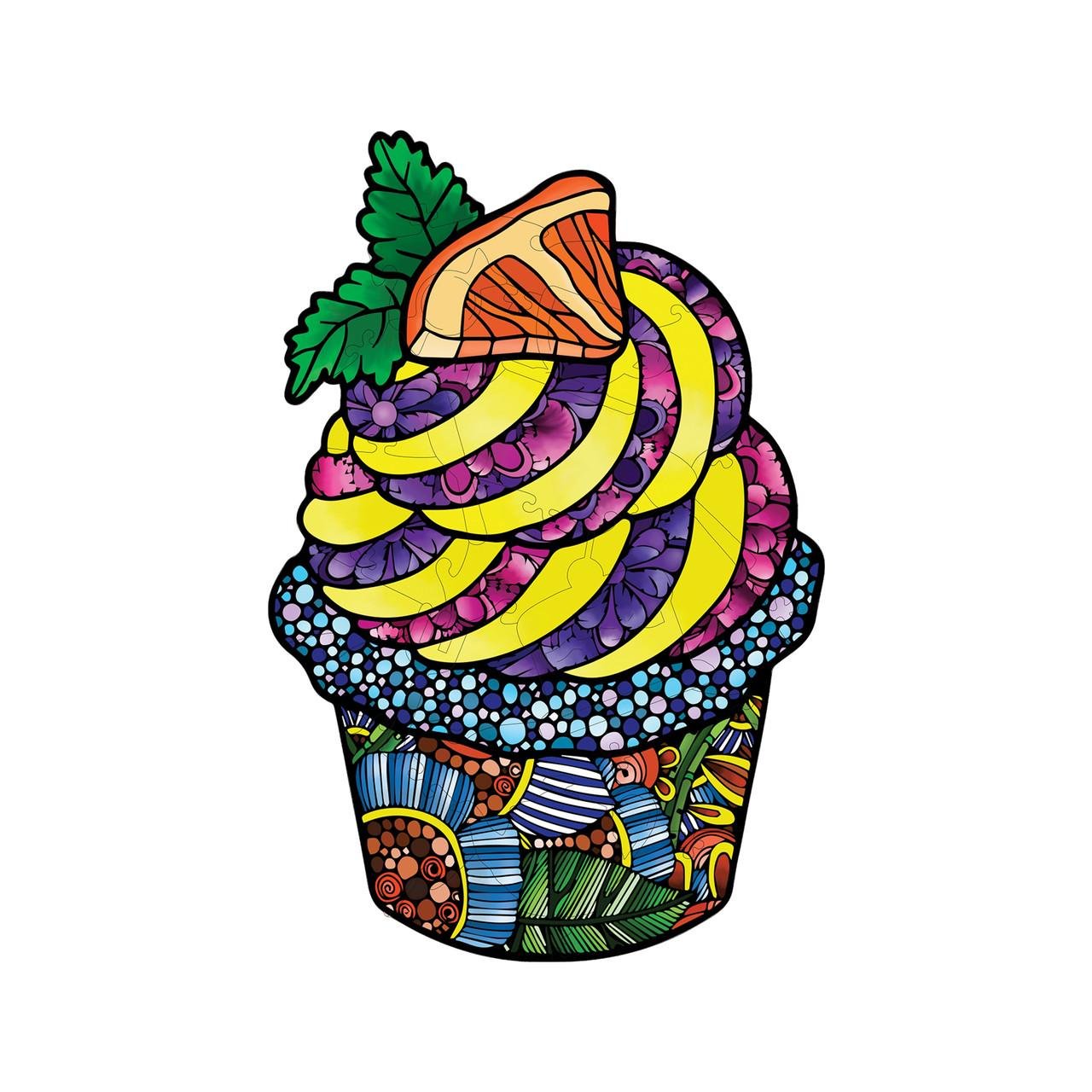 Пазл дерев'яний Апетитний кекс А1 (811-5)