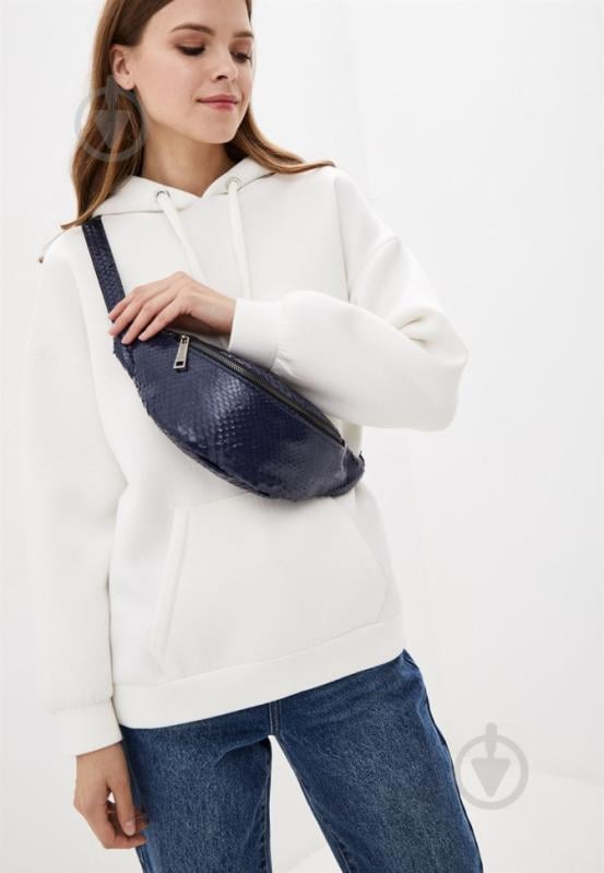 Сумка на пояс из кожи питона TARWA REP3-3035-3md Синий