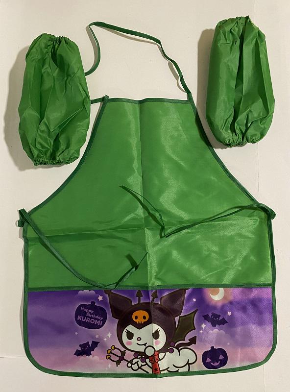 Фартух с нарукавниками Зайчик Куроми 127-2 полиэстер 50х45 см/28 см Зеленый (1340975) - фото 1 Фартух с нарукавниками Зайчик Куроми 127-2 полиэстер 50х45 см/28 см Зеленый (1340975) - фото 1