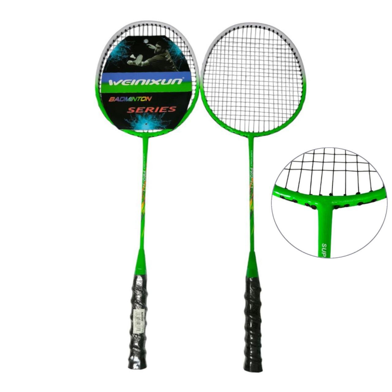 Набор для бадминтона Weinixun WN-371 Зеленый - фото 4 Набор для бадминтона Weinixun WN-371 Зеленый - фото 4