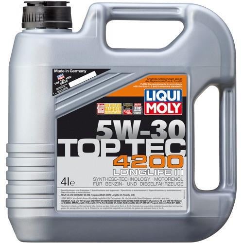 Моторне мастило Liqui Moly Top Tec 4200 5W-30 4 л (LIM3715)