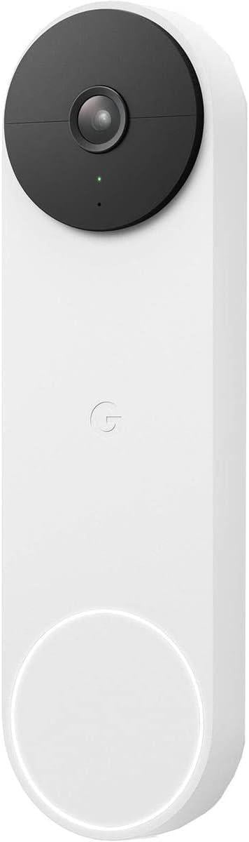 Умный домофон Google Nest Doorbell Battery Snow (GA01318)