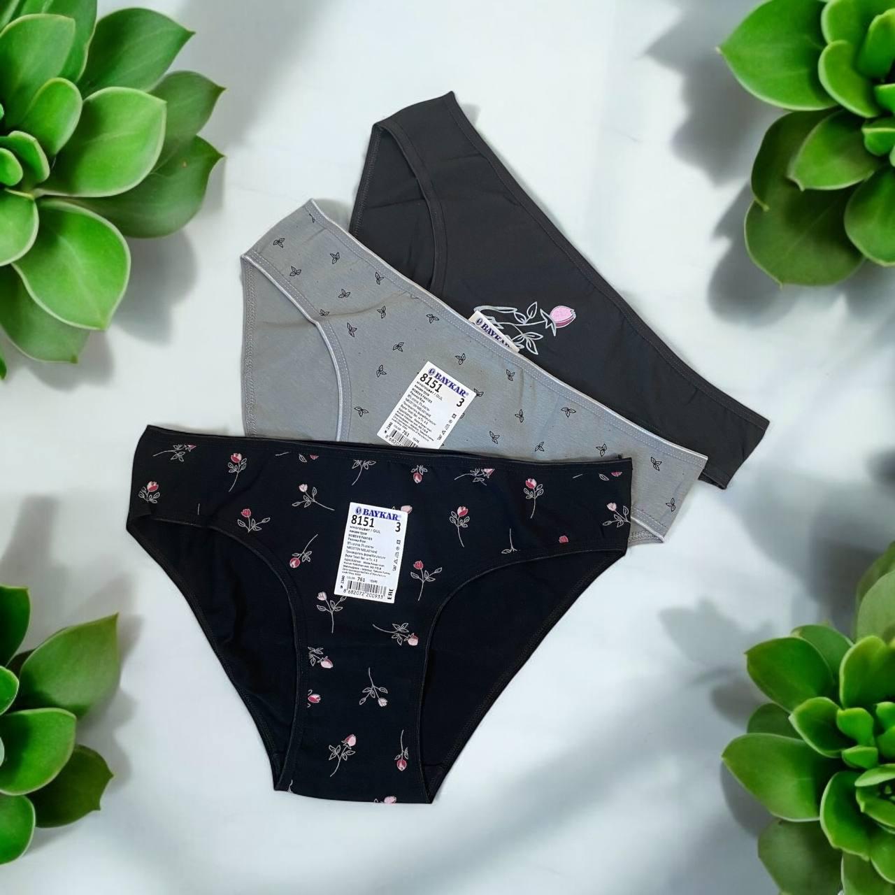 Трусы женские BAYKAR Микс 3XL 52-54 3 шт. (8151)
