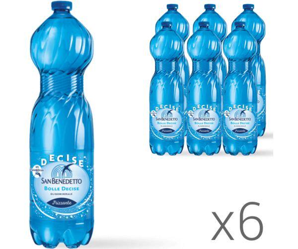 Вода мінеральна газована San Benedetto 6 шт. х 1,5 л (18095) - фото 3