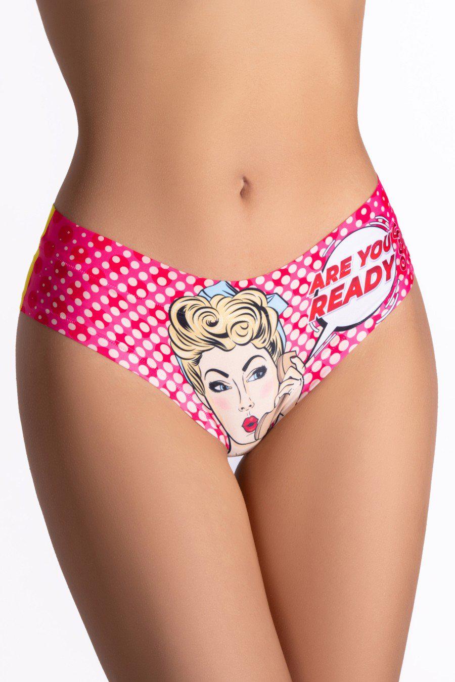 Трусики женские Mememe слип с ярким принтом S Разноцветный (83606-59452-80)