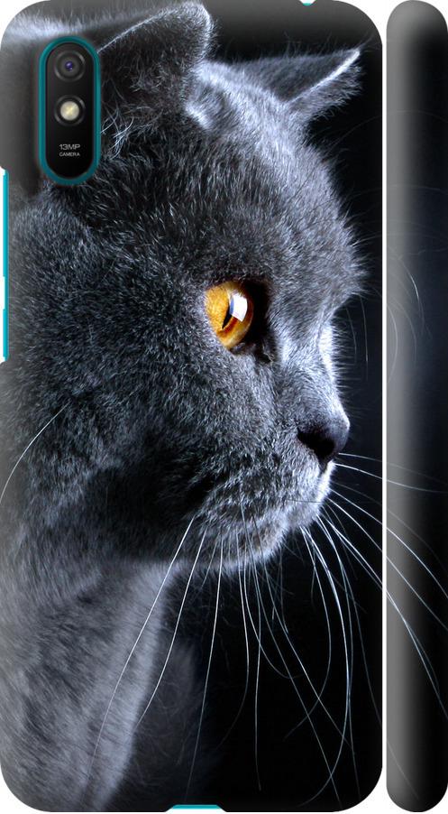 Чехол на Xiaomi Redmi 9A Красивый кот (3038m-2034-42517)