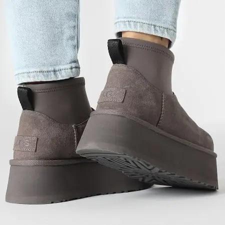 Уги женские UGG Classic Mini Dipper р. 36 Серый (13668432) - фото 7 Уги женские UGG Classic Mini Dipper р. 36 Серый (13668432) - фото 7