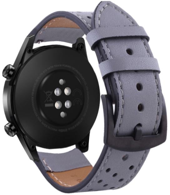 Ремешок кожаный Classico для Huawei Watch GT/GT2 Grey (16891)