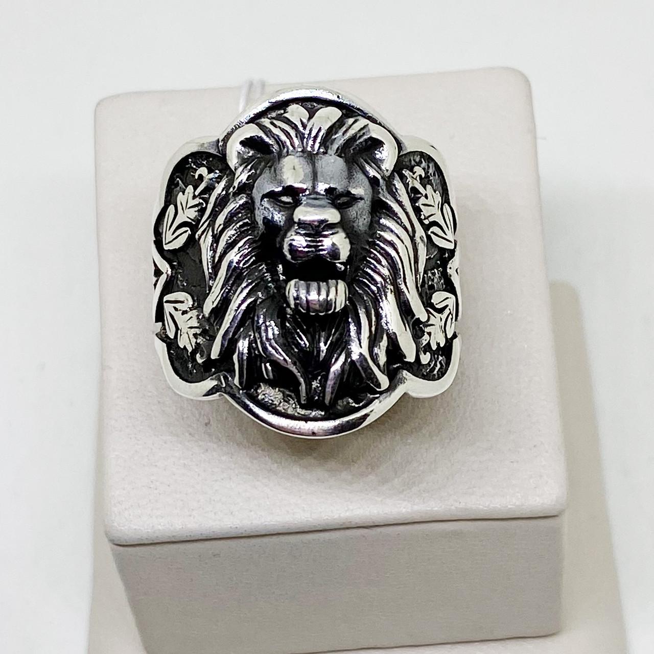 Перстень серебряный Лев р. 22 15,62 г (1804026910)