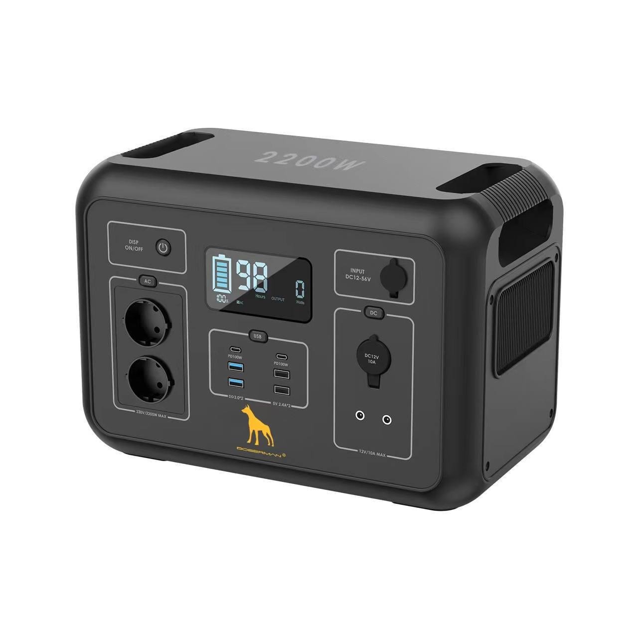 Зарядная станция портативная Doberman 2200W Зарядная станция портативная Doberman 2200W