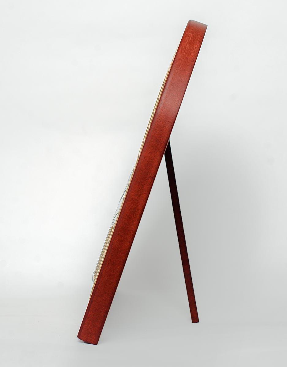 Ікона Спасителя Ісуса арочної форми 14,7х18 см Срібний (EP4-001XAG) - фото 3 Ікона Спасителя Ісуса арочної форми 14,7х18 см Срібний (EP4-001XAG) - фото 3