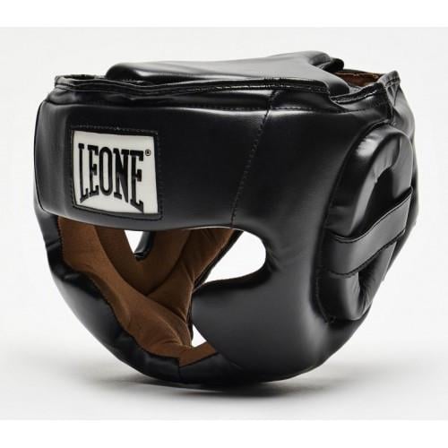 Боксерский шлем Leone Junior Black XS - фото 1