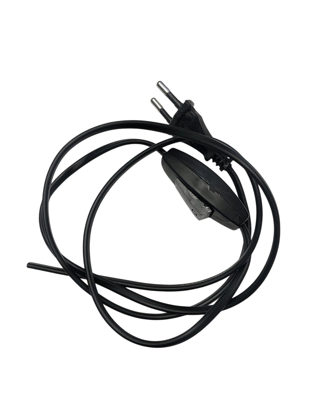 Шнур з перемикачем для бра 1,25 м Чорний