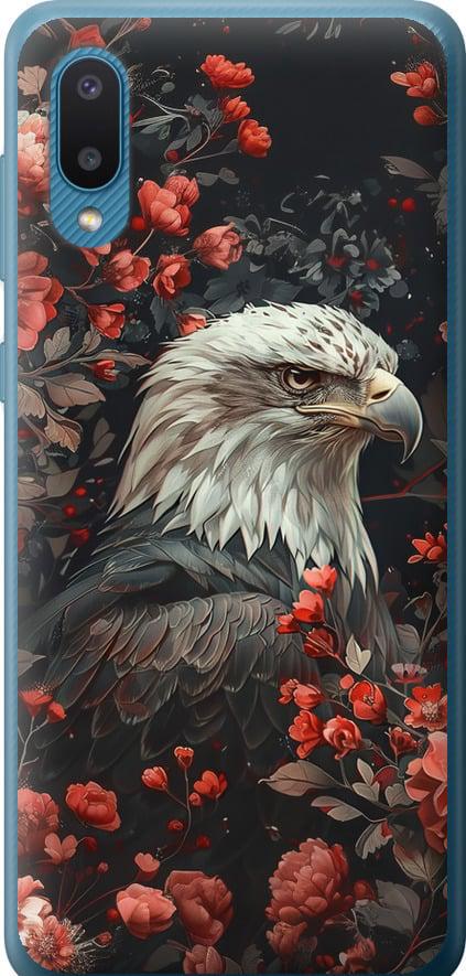 Чехол на Samsung Galaxy A02 A022G Цветочный страж (6102t-2260-42517)