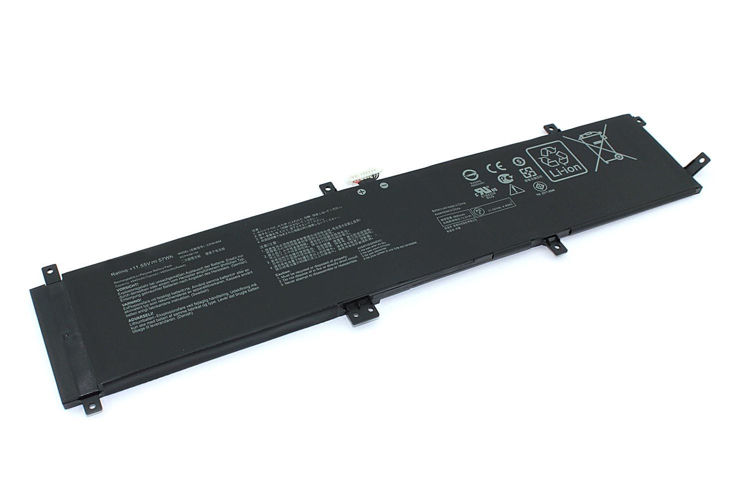 Акумулятор для ноутбука Asus C31N1834 ProArt StudioBook 17 11,55 V 4940 mAh
