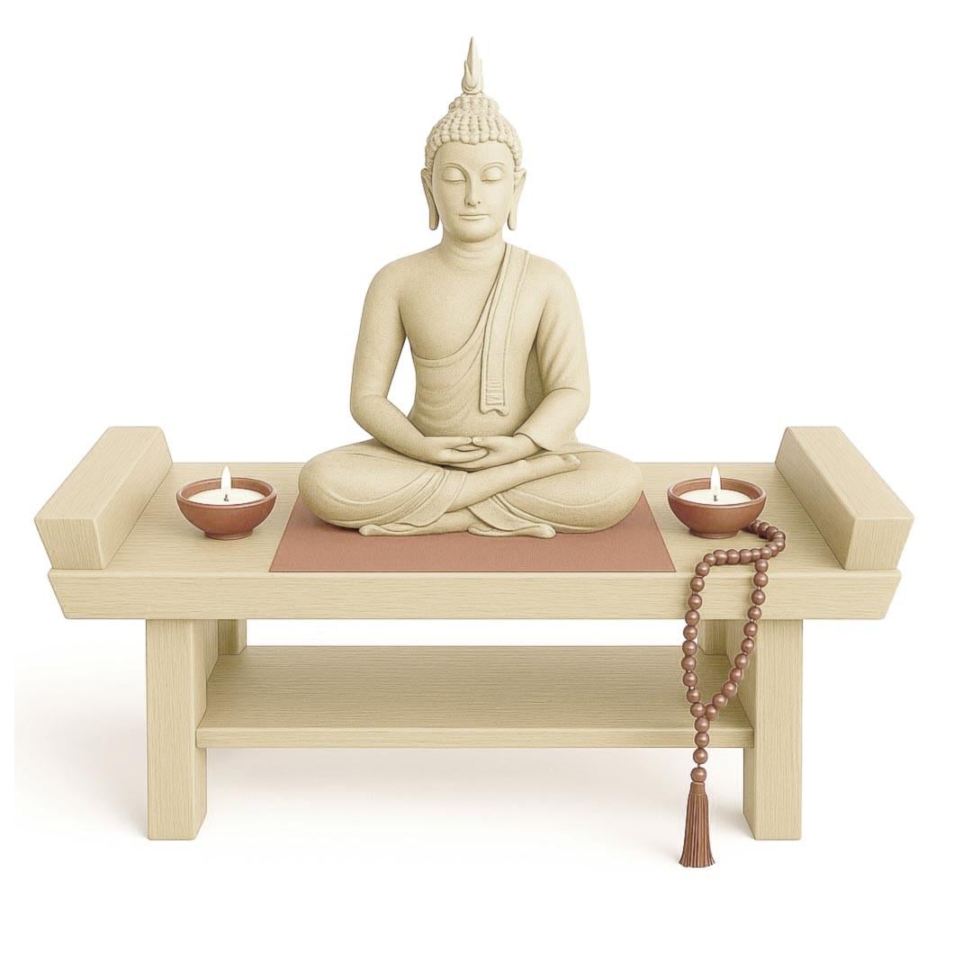 Алтарь для медитации из дерева Таджини Бланже (ЛАТ-000501)