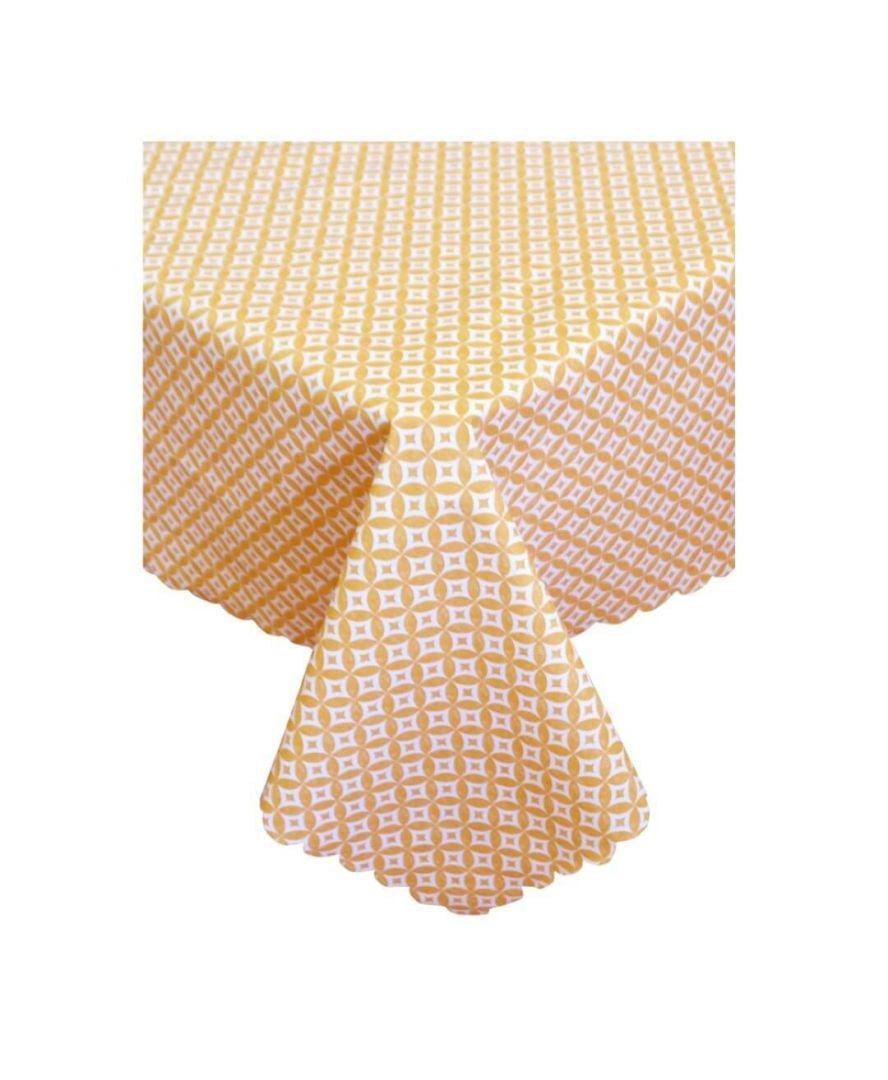 Скатерть водоотталкивающая Simfoni 180x140 Желтая звезда