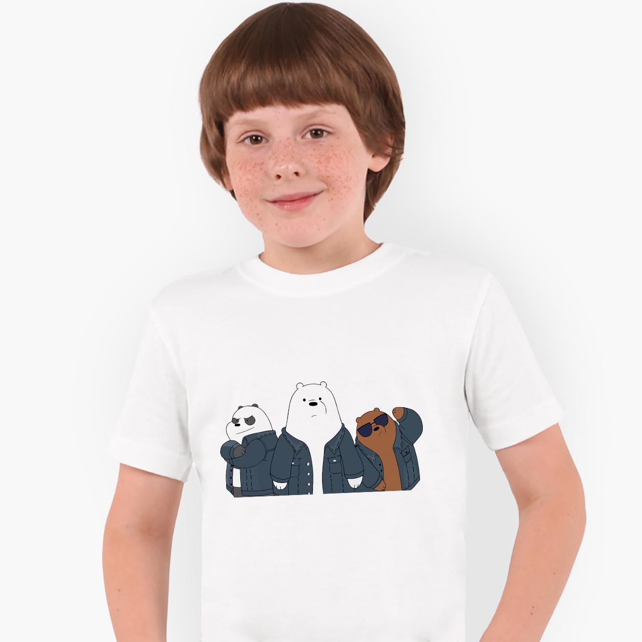 Футболка детская We Bare Bears Белый (9224-2895-6) - фото 2