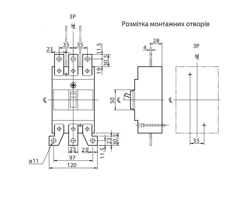 Автоматический выключатель ETI EB2S 250/3LF 3Р 200А 16кА (4671812) - фото 3 Автоматический выключатель ETI EB2S 250/3LF 3Р 200А 16кА (4671812) - фото 3