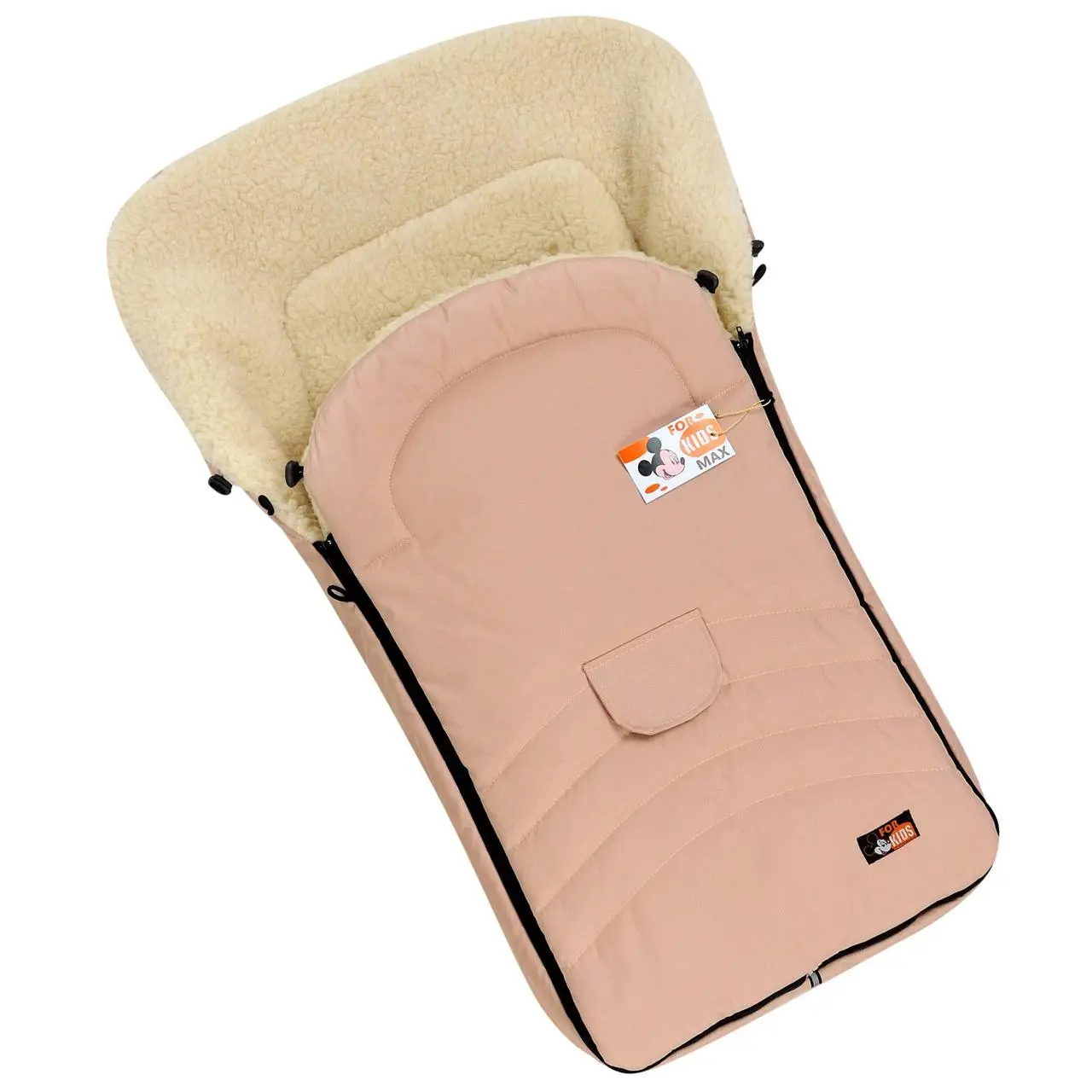 Конверт-чохол зимовий в коляску For Kids Maxi Бежевий (860)
