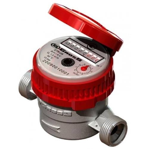 Счетчик горячей воды бытовой GROSS ETW-UA 15/110 с штуцерами (ETW 110 +шт)