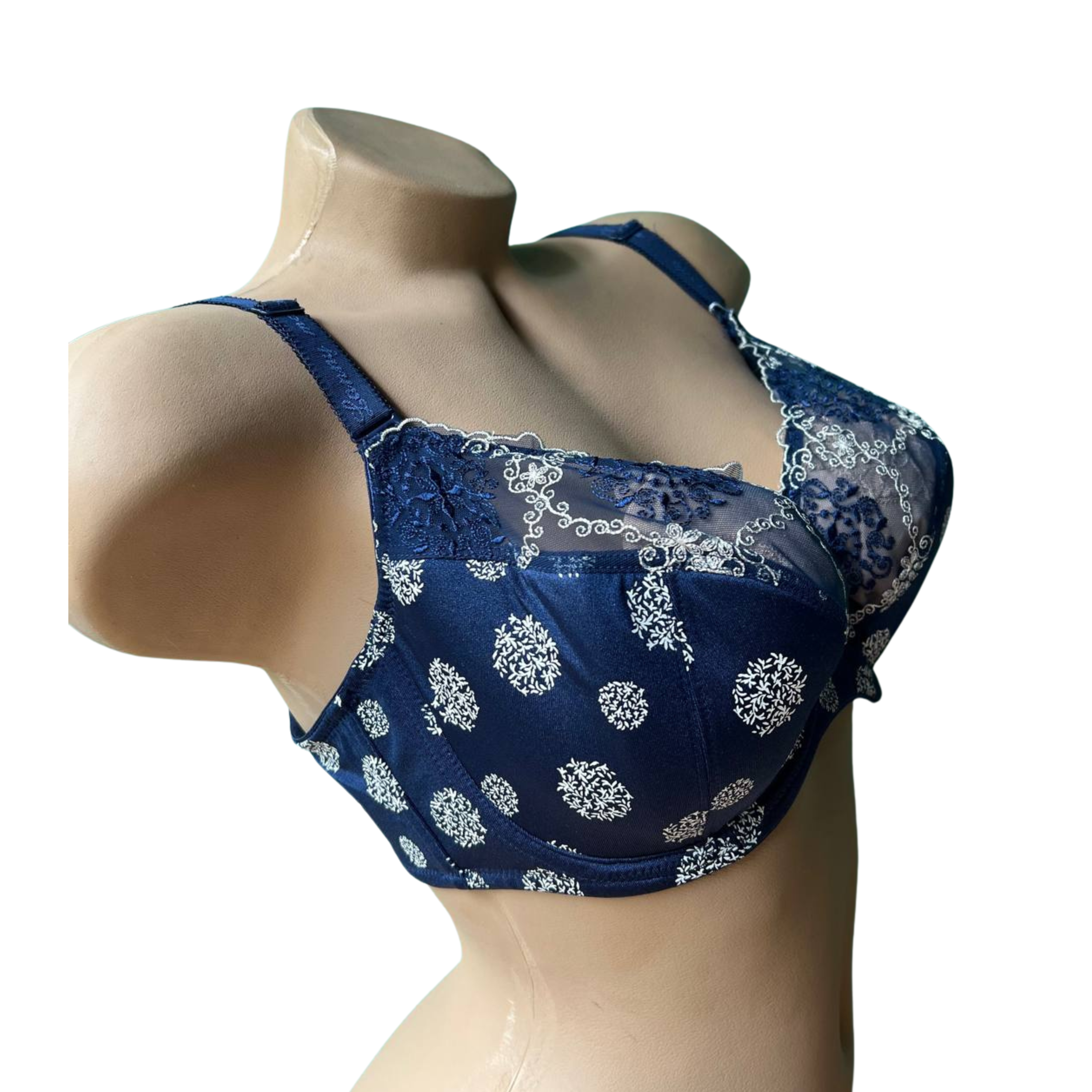 Бюстгальтер с косточками Lanny Mode полупоролон 80F Синий (12491) - фото 2 Бюстгальтер с косточками Lanny Mode полупоролон 80F Синий (12491) - фото 2