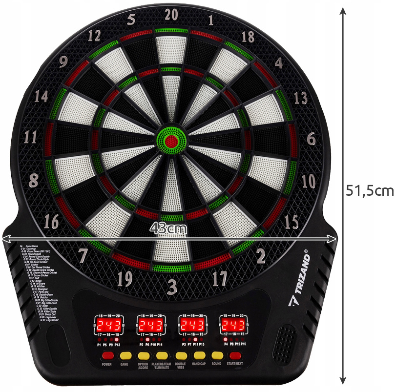 Дартс електронний TRIZAND 6 дротиків - фото 5