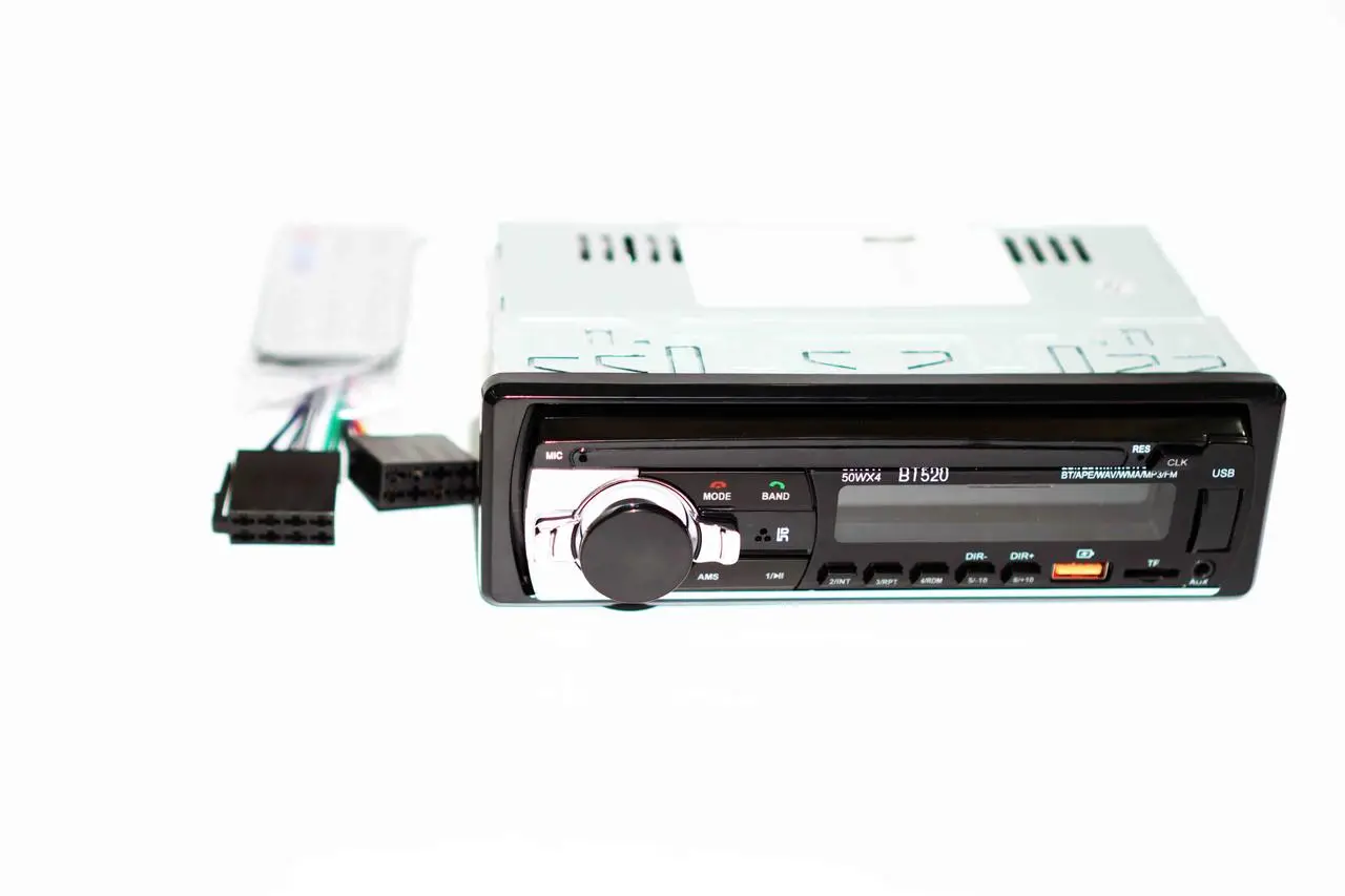 Автомагнитола 2xUSB/Bluetooth RGB SD/AUX/FM пульт Вт 520 4x60W - фото 9