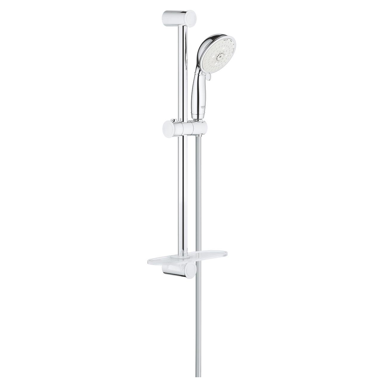 Душевой комплект со штангой Grohe TEMPESTA RUSTIC 26086001 Хром (71752)