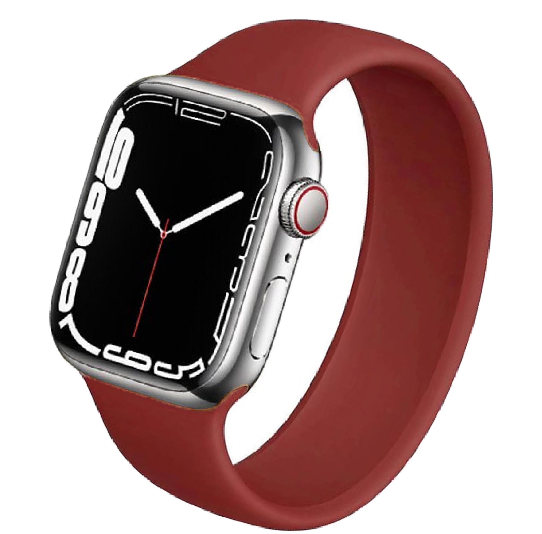 Ремінець силіконовий для Apple Watch 42 мм Maroon (14096122)