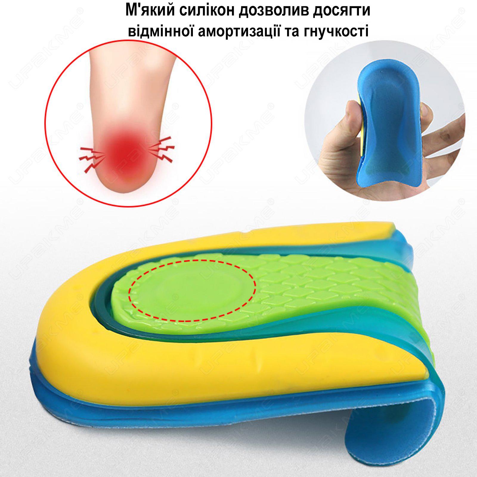 Подпятники гелевые для обуви с амортизирующей пяткой при пяточной шпоре 2 пары (U9209) - фото 9