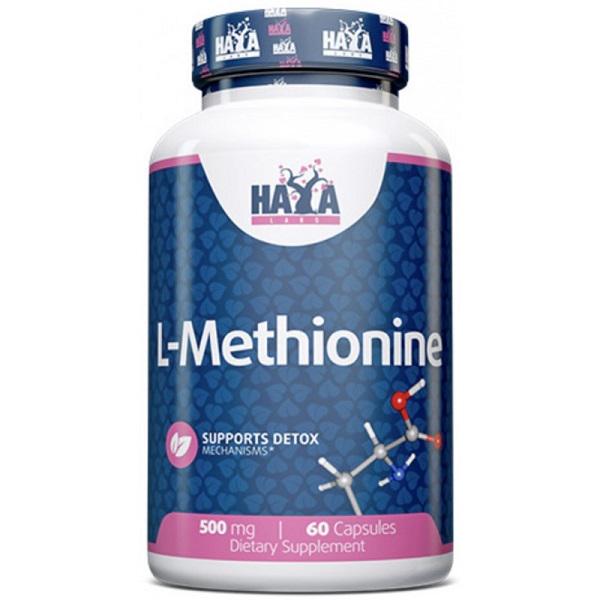 Метіонін Haya Labs L-Methionine 500 mg 60 caps