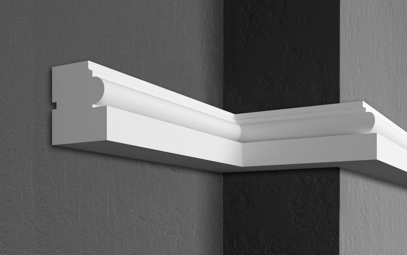 Карниз Prestige decor KC 136 без покрытия 120x107 мм 2000 мм (12370233)