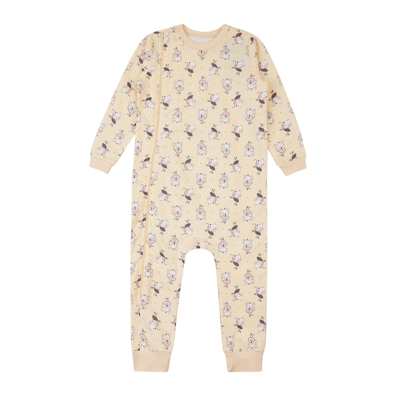 Комбинезон-спальник детский ЛяЛя теплый 86 см (8ФТ050)