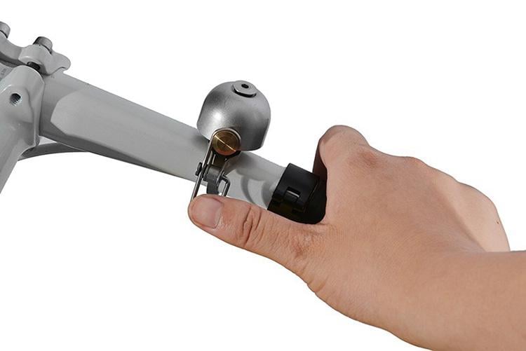 Звонок велосипедный RockBros RB-15-1B Серый (2440) - фото 3 Звонок велосипедный RockBros RB-15-1B Серый (2440) - фото 3