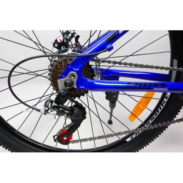 Велосипед Cross Hunter Shimano МТB 2020 от 175 см 27,5" 17" Черный/Синий (1500228203) - фото 2