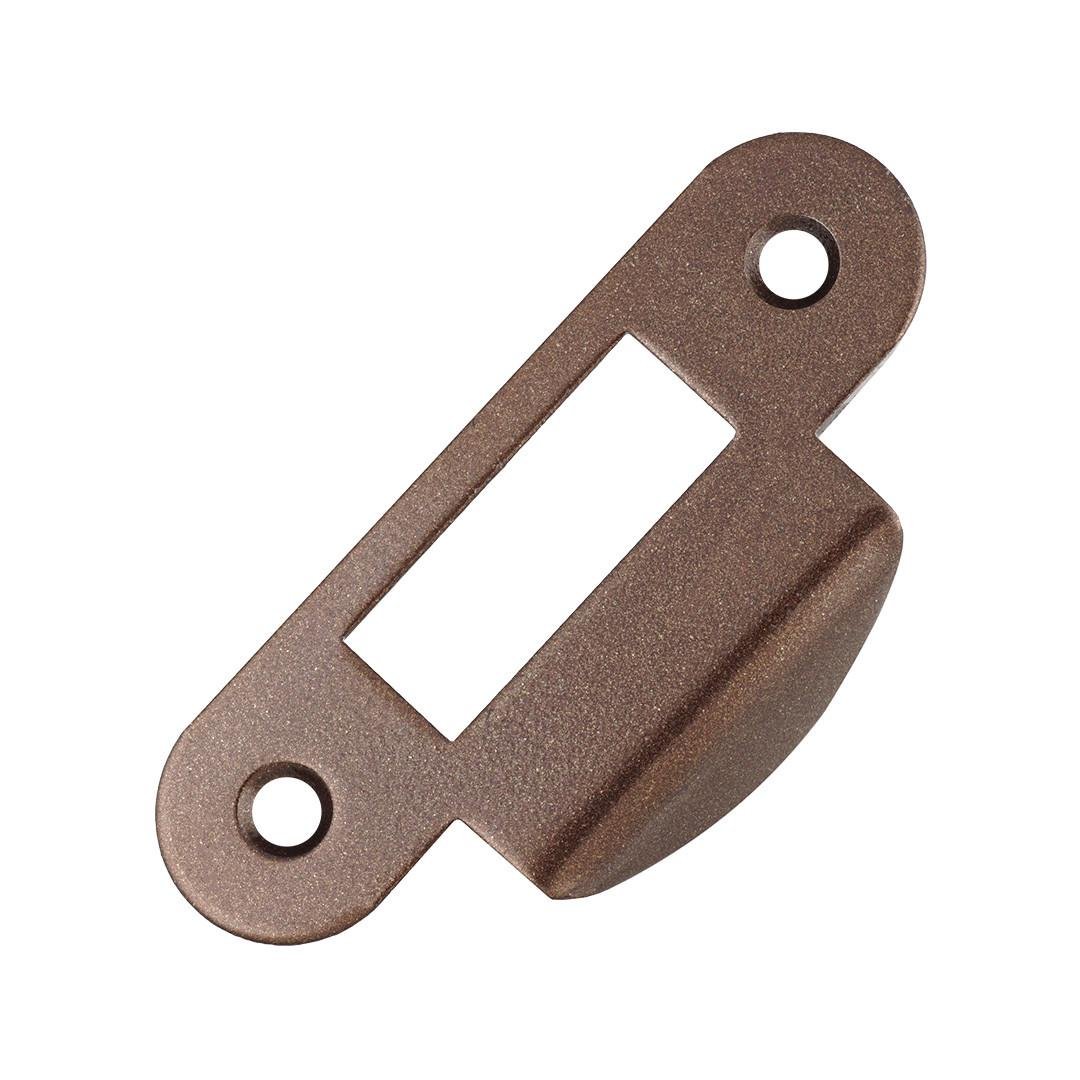 Ответная планка для замка AGB Mediana/Centro с загнутым отбойником Бронзовый коричневый (B01000.13.22) - фото 1 Ответная планка для замка AGB Mediana/Centro с загнутым отбойником Бронзовый коричневый (B01000.13.22) - фото 1