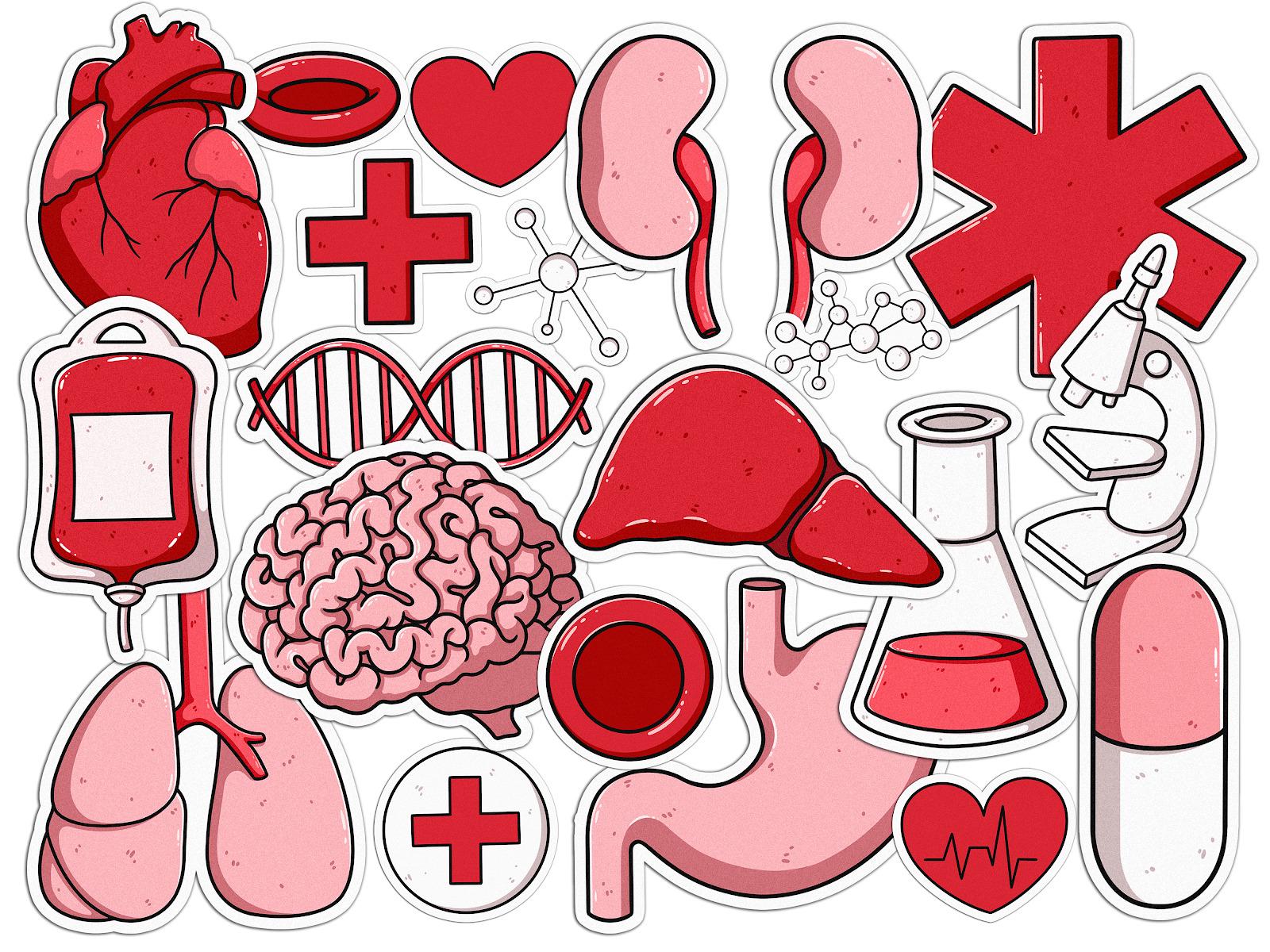 Набор стикеров Lex Altern Первая помощь виниловые 19 шт. - фото 2 Набор стикеров Lex Altern Первая помощь виниловые 19 шт. - фото 2