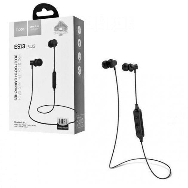 Наушники Bluetooth Hoco exquisite sports ES13 85 см Plus Black (b6ff59f2)