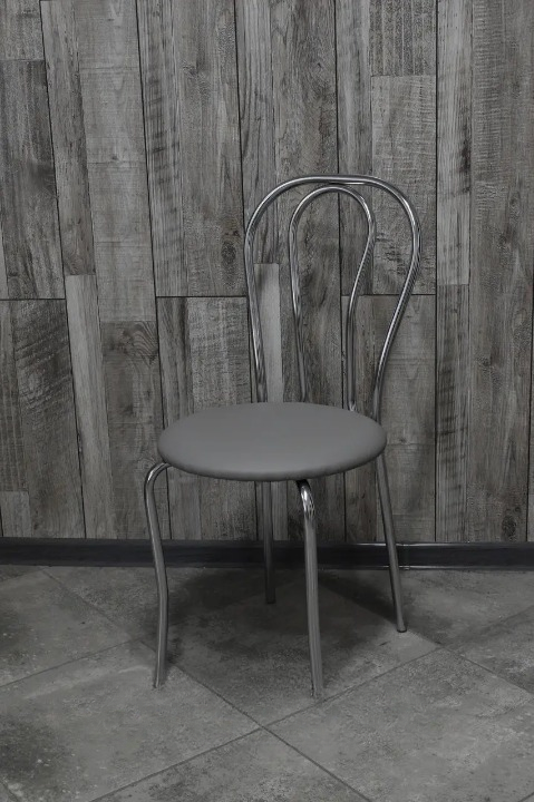 Кухонний стілець TULIPAN 35х85 см Сірий/Хром (28373816)