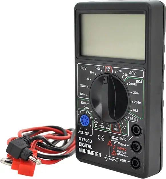 Мультиметр DT 700D Q100 YT01688 с защитой от перегрузки 125x75x25 мм (opt-103328)