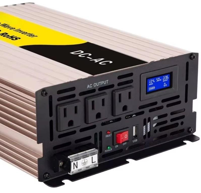 Автомобильный инвертор Pure Sine Wave Inverter 12-220 В 5000 Вт с чистой синусоидой (2104618829) - фото 9 Автомобильный инвертор Pure Sine Wave Inverter 12-220 В 5000 Вт с чистой синусоидой (2104618829) - фото 9