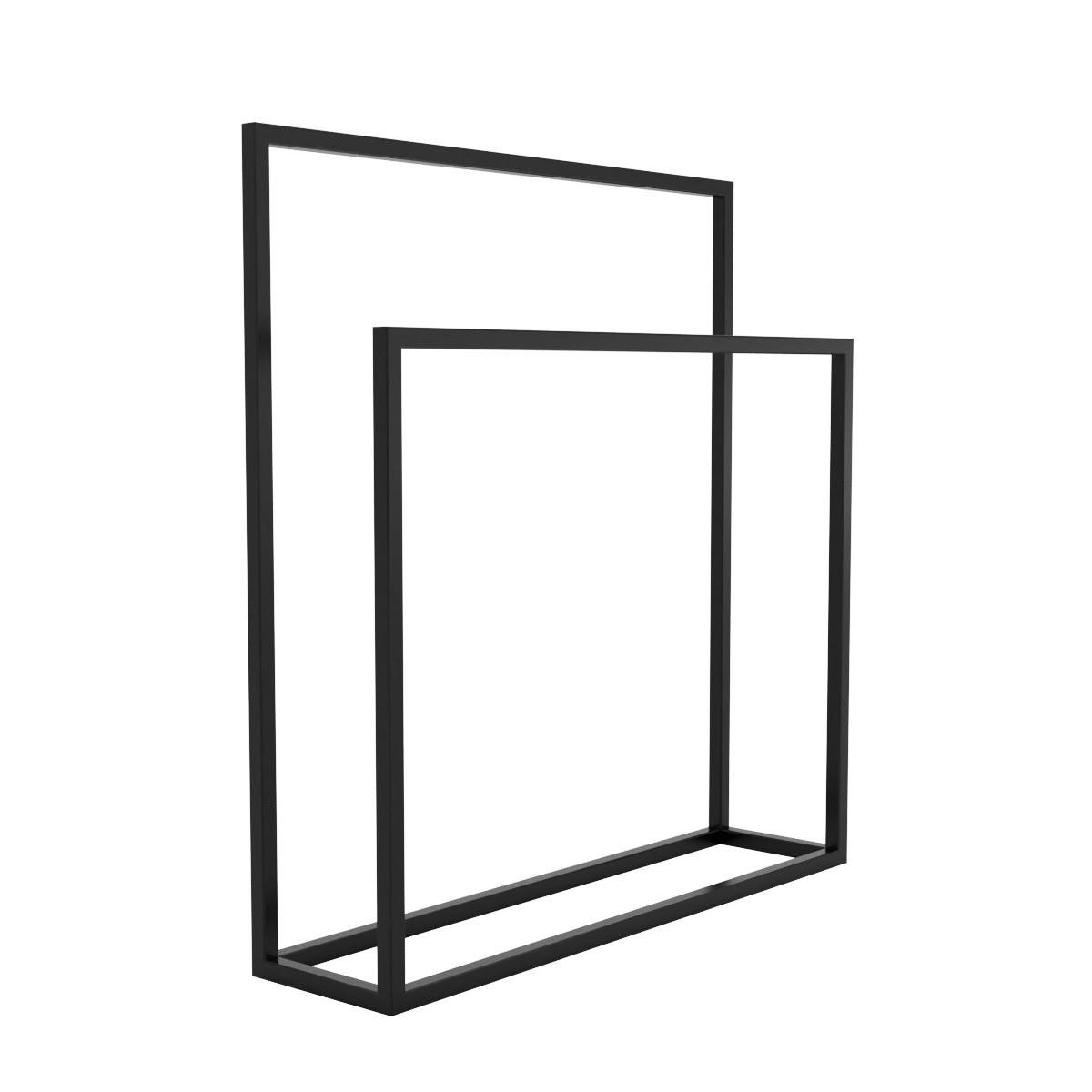 Стойка для полотенец Orizon LOFT двойная напольная 85х80х20 см Черный матированный Стойка для полотенец Orizon LOFT двойная напольная 85х80х20 см Черный матированный