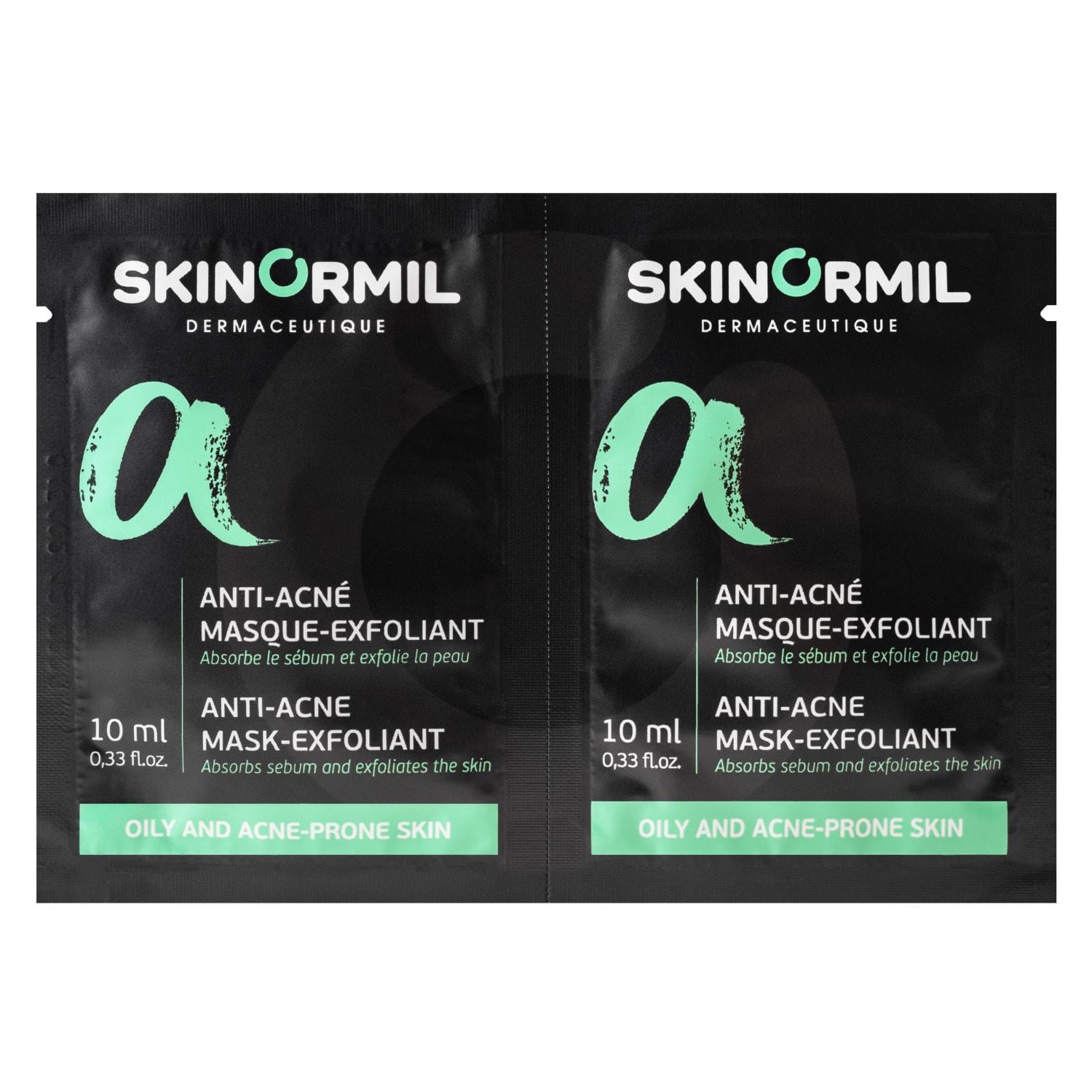 Маска-скраб 2в1 Skinormil Anti-Acne Mask-Exfoliant по 10 мл 2 шт. (1465319688)