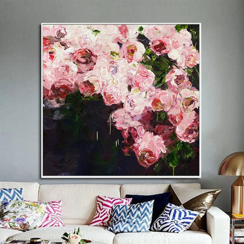 Картина на холсте ArtSale Цветы 70х70 см flwr0039