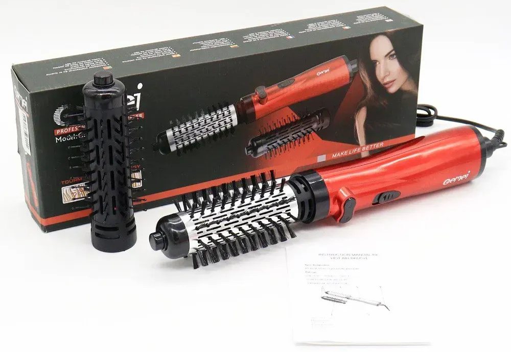 Фен щетка браш для укладки волос 800 Вт, Gemei GM 4829 (L) - фото 10 Фен щетка браш для укладки волос 800 Вт, Gemei GM 4829 (L) - фото 10