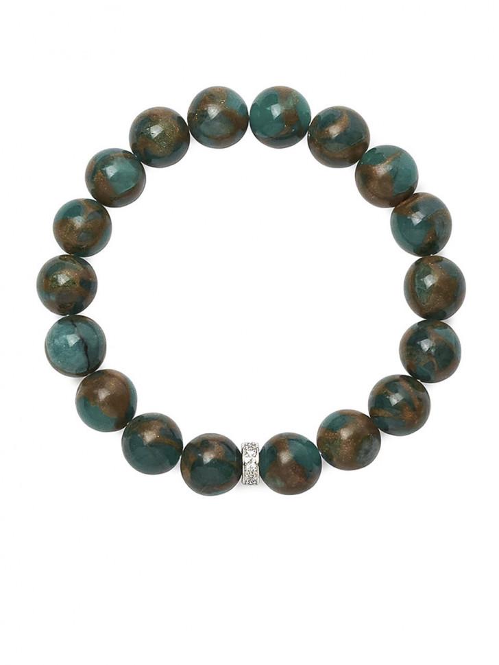 Браслет из натурального камня варисцит Зеленый (4332) - фото 3