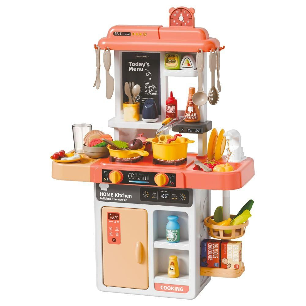 Игровая кухня 889-296 с водой и паром 52 пр. Разноцветный (AA12346177)