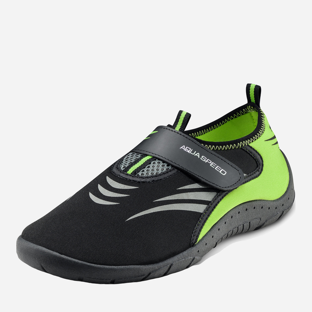 Аквашузи Aqua Speed AQUA SHOE MODEL 27A 7599 р. 39 Чорний/Сірий/Флуоресцентний Жовтий (642-27A 39)