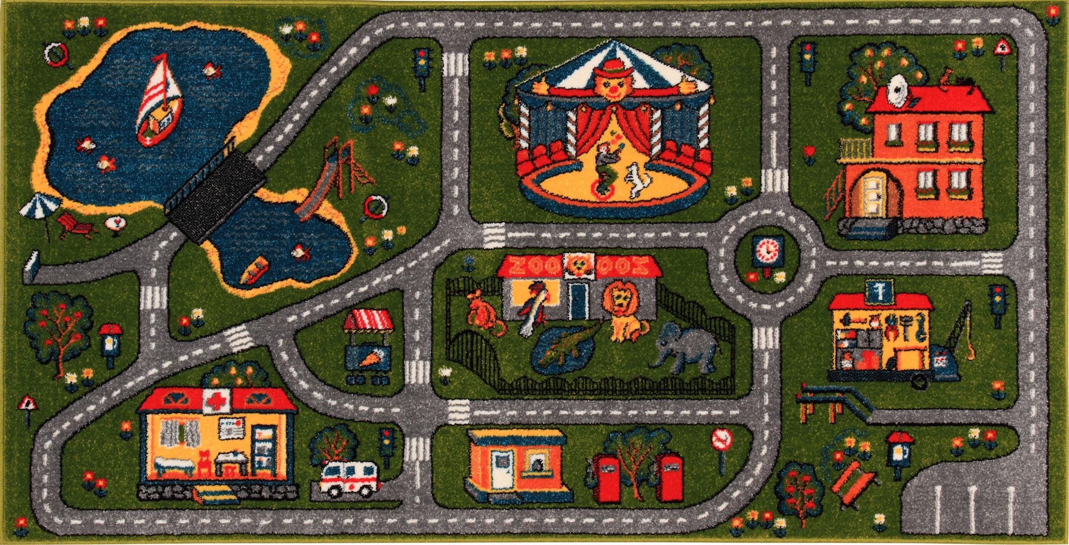 Ковер Karat Kolibri 11061/130 1,00x2,00 м прямоугольный Зеленый (00-00008210)